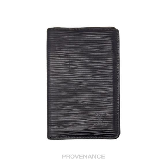 🔴 Louis Vuitton Pocket Organizer Wallet - Black Epi Leather - Picture 2 of 8